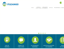 Tablet Screenshot of miituzaingo.gov.ar